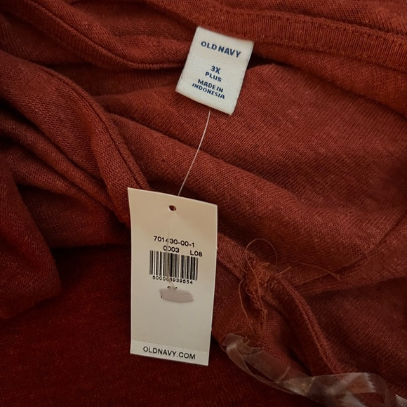 💕 old Navy Sleeveless Dress Size 3X Maroon *NWT* - Picture 3 of 3